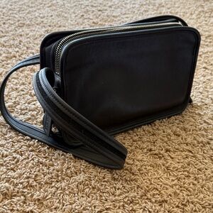 Black Leather coach purse